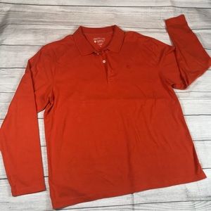 Men's Coppitt Long Sleeve Weekend Polo With UPF 50 Size XL